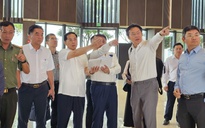 Hình ảnh Phó Thủ tướng Bùi Thanh Sơn kiểm tra tiến độ tổ chức Diễn đàn Kinh tế Mùa thu tại TP HCM