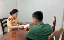 Lái xe giường nằm đi vào làn đường cấm, nam tài xế bị xử phạt 5 triệu đồng