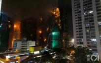 Cháy chung cư Hồng Kông: Số người chết tiếp tục tăng, 800 lính cứu hỏa dập từng tầng