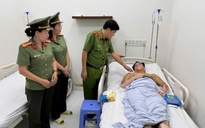 Thiếu tướng Nguyễn Thanh Hưởng thăm hỏi, động viện Trung tá Nguyễn Quang Minh