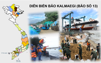 Dự báo đường đi của bão số 13 Kalmaegi: Còn khá xa đất liền nhưng cường độ rất mạnh