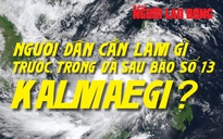 [Infographic] - Người dân cần làm gì trong và sau bão số 13 Kalmaegi?