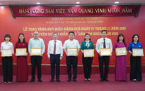 Lễ tuyên dương "Dân vận khéo" tại TP HCM: Không tặng hoa, dành kinh phí ủng hộ đồng bào miền Trung