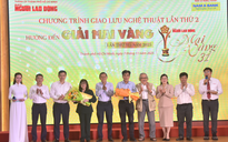 Nghệ sĩ Trang Bích Liễu và nhà thơ Lê Minh Quốc nhận "Mai Vàng nhân ái", "Mai Vàng tri ân"