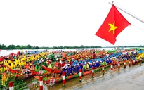 Sức nóng đường đua ghe ngo dịp lễ hội Ok Om Bok 