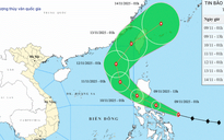 Bão Fung Wong mạnh cấp 15, giật cấp 17, sắp vào biển Đông
