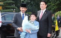 Chủ tịch nước Lương Cường chủ trì lễ đón chính thức Quốc vương Brunei