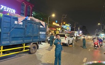 TPHCM: Tai nạn liên hoàn trên đường Huỳnh Tấn Phát, một phụ nữ tử vong