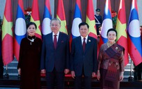 Lễ đón trọng thể Tổng Bí thư Tô Lâm và Phu nhân tại thủ đô Vientiane của Lào