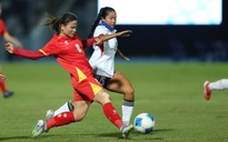 Nữ Việt Nam 0-0 Philippines: Hiệp 1 khép lại khi trọng tài tước bàn thắng hợp lệ của Bích Thùy