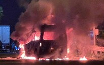 Nhận định ban đầu vụ xe cứu thương tông đuôi xe đầu kéo rồi bốc cháy làm 3 người chết