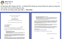 Nghệ sĩ Bình Tinh tố cáo nhiều người