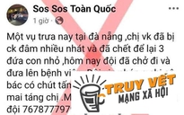 Công an nói gì về thông tin người phụ nữ bị hành hung dã man ở Đà Nẵng đã tử vong?