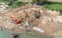 Phát hiện vụ khai thác khoáng sản trái phép rất lớn ở Quảng Trị