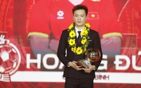 Hoàng Đức đoạt cú đúp danh hiệu ở Giải thưởng Quả bóng vàng Việt Nam 2025