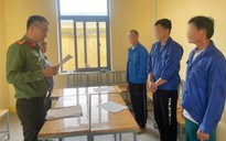 Cưa bom lấy 90kg thuốc nổ đi bán, 3 người bị bắt