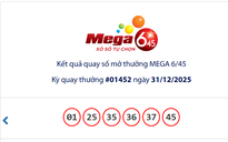 Ngày cuối của năm 2025, một người chơi vé số Vietlott trúng thưởng hơn 17 tỉ đồng