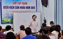 NSND Trần Ngọc Giàu đánh giá cao lớp tập huấn biên kịch sân khấu 2025