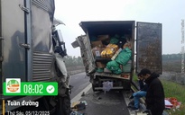 Tai nạn liên hoàn trên cao tốc Bắc-Nam đoạn qua Hà Tĩnh