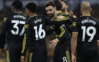 Bruno Fernandes lập cú đúp, Man United thắng tưng bừng tại Molineux