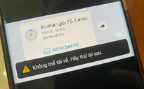 Zalo bất ngờ bị lỗi