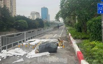 Đường Hà Nội dành riêng cho xe đạp và người đi bộ nhếch nhác, vắng tanh