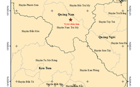 Một buổi sáng xảy ra 2 trận động đất tại Kon Tum và Quảng Nam