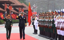 Bộ trưởng Phan Văn Giang đón Bộ trưởng Quốc phòng Trung Quốc sang Việt Nam giao lưu hữu nghị