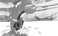 Dấu chân trên cát