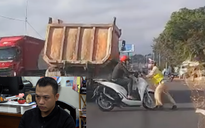 Khởi tố đối tượng trong clip tông CSGT rồi bỏ chạy