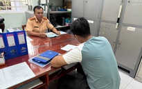 Xác định được tài xế tăng tốc để vượt đèn đỏ trên đường Đặng Thúc Vịnh