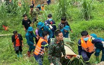 Vụ nước lũ cuốn trôi 3 mẹ con đi xe máy: Tìm thấy thi thể người mẹ
