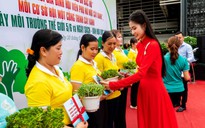 Hoa hậu Nguyễn Thanh Hà tham gia lễ phát động Tết trồng cây đời đời nhớ ơn Bác Hồ