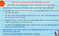 Cơ quan thuế cảnh báo nguy cơ tạm hoãn xuất cảnh do nợ thuế