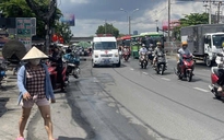 Người đàn ông đang giao thức ăn cho khách, ngã xuống đường tử vong