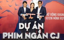 Thanh Thúy - Đức Thịnh đưa con đến cuộc thi phim ngắn