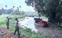 Hình ảnh bắt giữ 6 đối tượng trên sông Đồng Nai