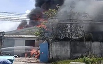 Phát hiện cháy lớn tại Khu công nghiệp Tân Phú Trung, huyện Củ Chi