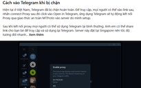 Người bày cách "vượt tường lửa" để dùng Telegram có thể bị xử lý hình sự