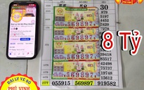 Mua vé số dạo khi đi chợ, người đàn ông trúng 4 tờ độc đắc