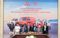Vingroup "bắt tay" Shopee gia nhập thương mại điện tử, đưa xe điện vào giao hàng