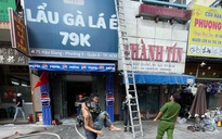 TP HCM: Cháy quán lẩu gà lá é 6 tầng, cứu được nhiều người
