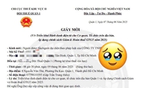 Xuất hiện giấy mời giả mạo cơ quan thuế để lừa đảo