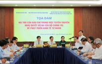 Báo chí góp phần quan trọng lan tỏa tinh thần của Nghị quyết 68 về kinh tế tư nhân