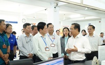 Hình ảnh Chủ tịch UBND TP HCM Nguyễn Văn Được khảo sát tại phường Dĩ An