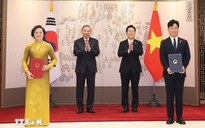 Tổng Bí thư Tô Lâm chứng kiến Lễ trao các văn kiện hợp tác Việt Nam - Hàn Quốc