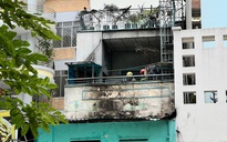 Cháy nhà mặt tiền ở phường Vườn Lài, cảnh sát đang điều tra nguyên nhân