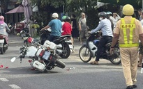 Yêu cầu quay lại hiện trường sau khi gây tai nạn, thanh niên tấn công CSGT