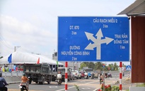 Hướng dẫn lưu thông qua cầu Rạch Miễu 2 từ ngày 19-8
