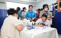 Hàng trăm nữ công nhân được khám, tầm soát ung thư miễn phí